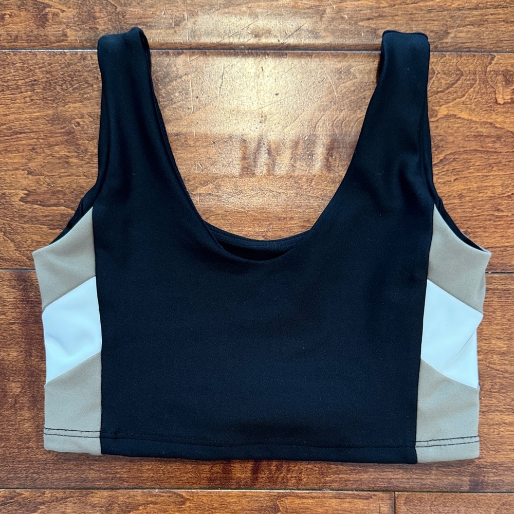 Tiger Friday Chevron Color Block Tank Top